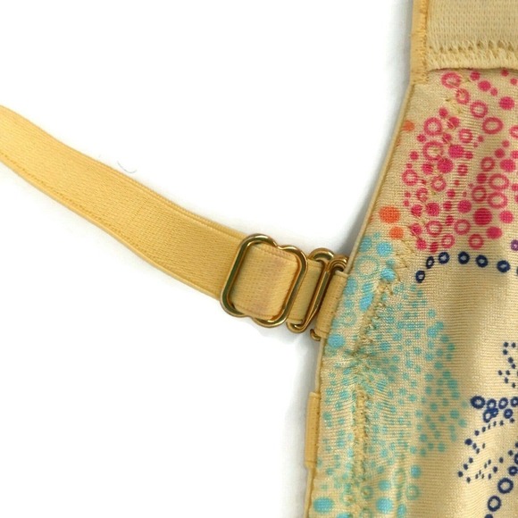 Lily Of France Womens Push Up Bra Multicolor Floral Stretch Underwire Padded 34A - Picture 11 of 11